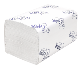 Полотенца бумажные листовые FlyPapir Premium SmartMix V-сложения (ZZ), 2-слойные, 200 листов, H3, (262002/205)