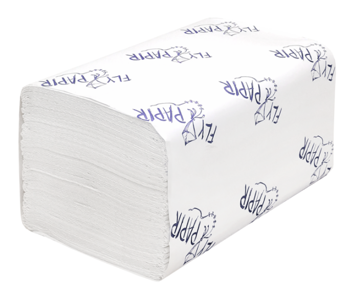 Полотенца бумажные листовые FlyPapir Premium SmartMix V-сложения (ZZ), 2-слойные, 200 листов, H3, (262002/205)