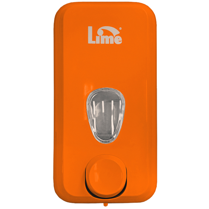 Диспенсер д/жидкого мыла LIME 1л, заливной, оранжевый (973003)