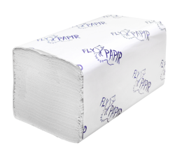 Полотенца бумажные листовые FlyPapir ECO V-сложения (ZZ), 2-слойные, 170 листов, H3, (262170)