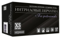 Перчатки нитриловые р-р XL, черные (100шт)