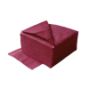 Салфетки LIME 1-слойные, 24*24 см, 400 листов, бордо (410400)