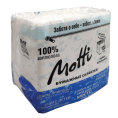 Салфетки MOTTI 1-сл, 23*23см, 100л, белые (410102)