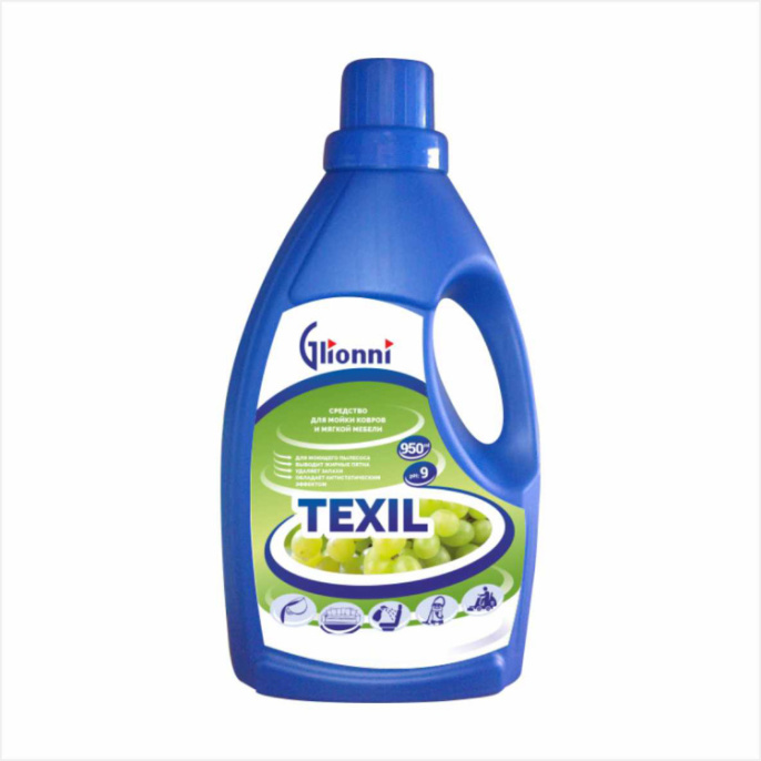 GLIONNI TEXIL (Тексил) 0,95л Ср-во д/мойки ковров и мягкой мебели (CMG-04-095)