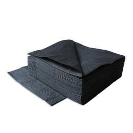 Салфетки LIME 3-сл, 33*33см, 90л, чёрные (810150)