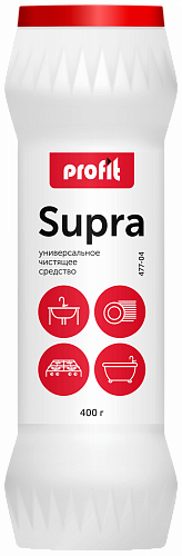 PROFIT Supra 400г, Порошок чистящий с дезинфицирующим эффектом  (477-04)