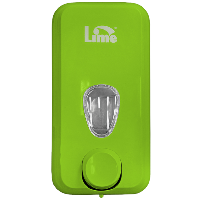 Диспенсер д/жидкого мыла LIME 1л, заливной, зеленый (973004)