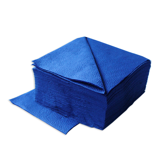 Салфетки LIME 1-сл, 24*24см, 400л, темно-синие (410500)