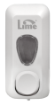 Диспенсер д/жидкого мыла LIME 0.6л, заливной, белый (971000)