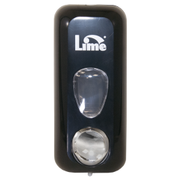 Диспенсер д/жидкого мыла в пакетах LIME 0.6л, черный (971102)