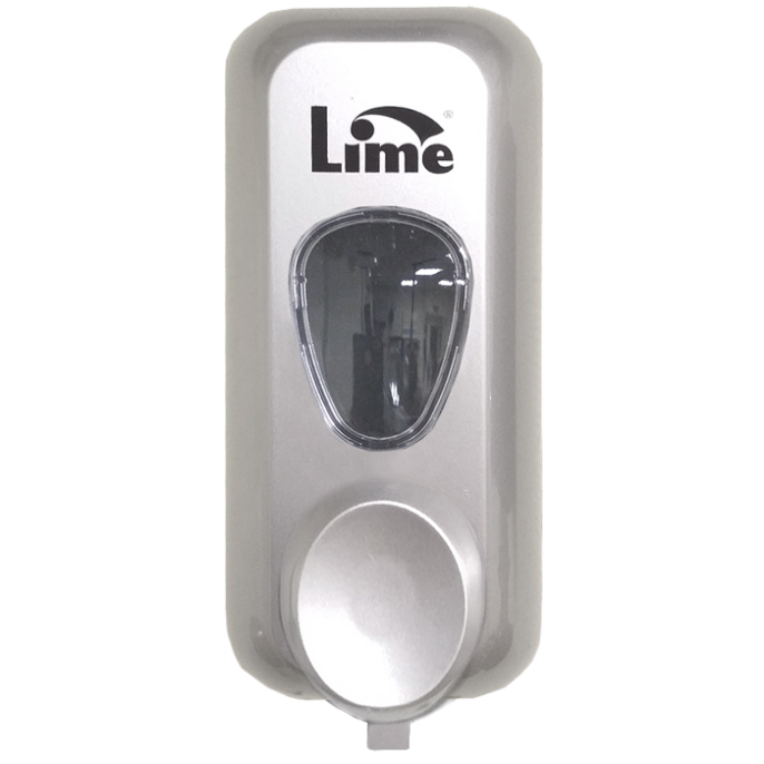 Диспенсер д/жидкого мыла-пены LIME 0.6л, серый (972001)