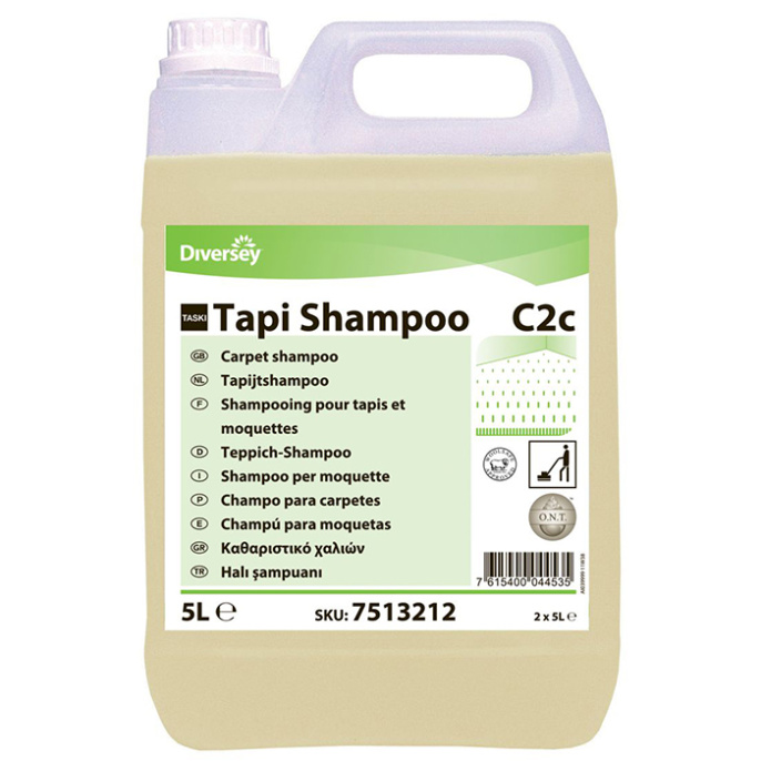DIVERSEY TASKI Tаpi Shampoo 5л, Шампунь для сухой пенной чистки ковров (101107690/7513212/101100200)